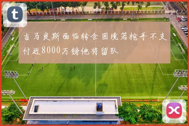吉马良斯面临转会困境若枪手不支付近8000万镑他将留队